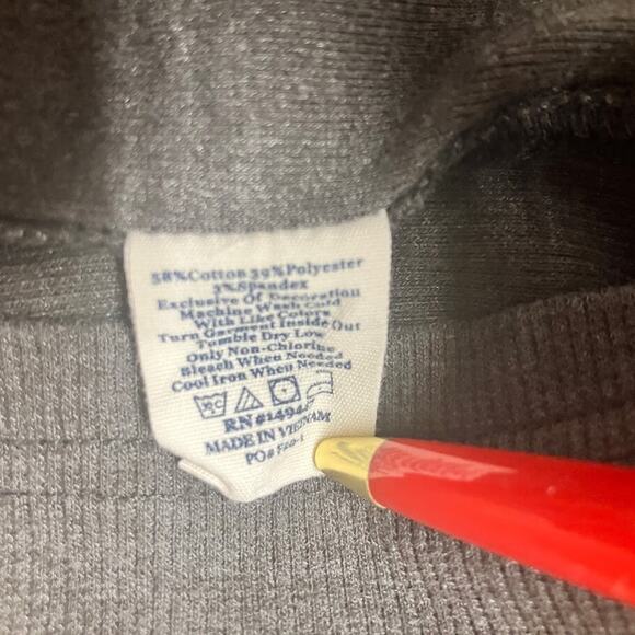 The Normal Brand Womens 1/4 Zip Dark Gray Pullover Sweatshirt Size S GOLF - Picture 9 of 14